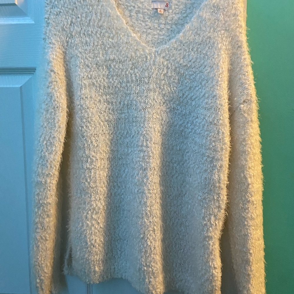 SO cozy white sweater